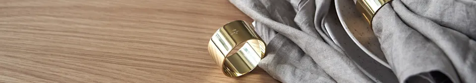 Servilleteros y anillos para servilletas | Diseño escandinavo